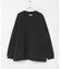 コーデュロイタッチクルーネックロングスリーブ Tシャツ