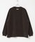 コーデュロイタッチクルーネックロングスリーブ Tシャツ