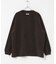 コーデュロイタッチクルーネックロングスリーブ Tシャツ