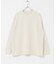 コーデュロイタッチクルーネックロングスリーブ Tシャツ
