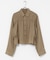 クロップドギャザーシャーリングシャツ