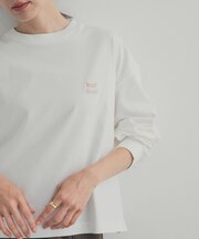 GrowOrganic 刺しゅうロングスリーブTシャツ