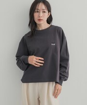 GrowOrganic 刺しゅうロングスリーブTシャツ