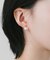 ニュアンスハートパールピアス