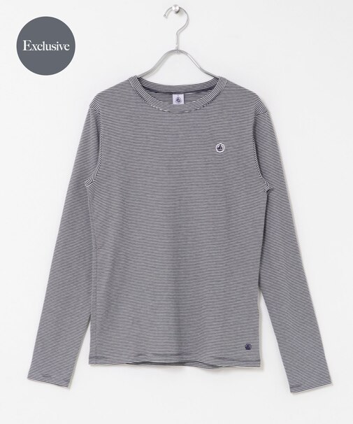 『別注』PETIT BATEAU×DOORS EMBROIDERYロングTシャツ ST
