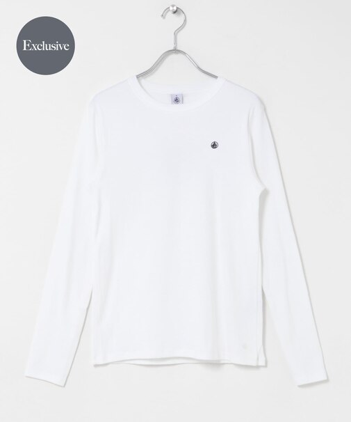 『別注』PETIT BATEAU×DOORS EMBROIDERYロングTシャツ