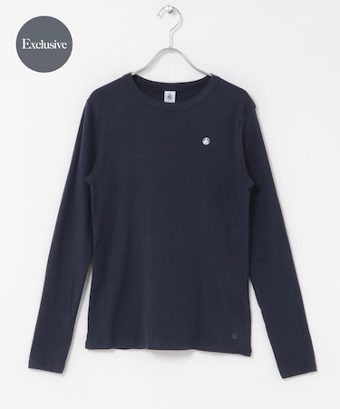 『別注』PETIT BATEAU×DOORS EMBROIDERYロングTシャツ