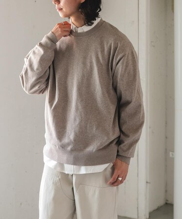 FORK&SPOON PROVORONE クルーネックニット
