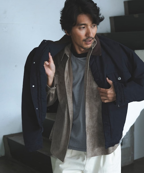 ボア切替ダックショートジャケット