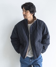 撥水リバーシブルスタンドブルゾン