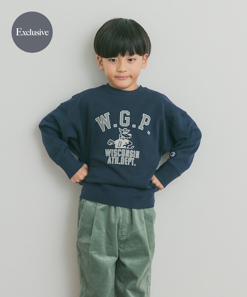 『別注』Champion×DOORS アニマルプリント SWEATSHIRTS(KIDS)