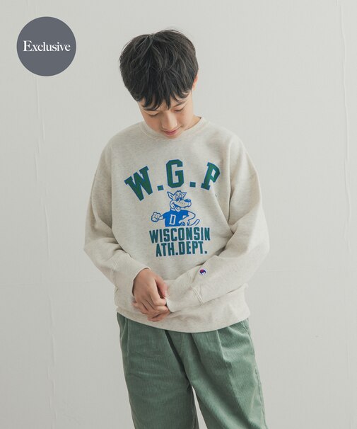 『150サイズ』『別注』Champion×DOORS　アニマルプリント SWEATSHIRTS(KIDS)