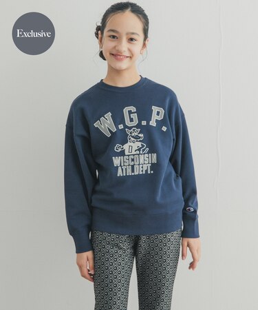『150サイズ』『別注』Champion×DOORS　アニマルプリント SWEATSHIRTS(KIDS)