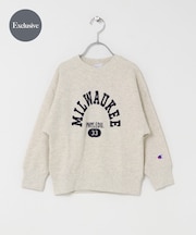 『別注』Champion×DOORS　フロッキープリント SWEATSHIRTS(KIDS)