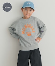 『別注』Champion×DOORS　フロッキープリント SWEATSHIRTS(KIDS)