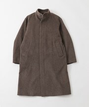 WOOL STAND COLLAR COAT