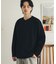 ワッフルヘンリーネックロングTシャツ