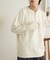 ワッフルヘンリーネックロングTシャツ