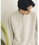 ワッフルヘンリーネックロングTシャツ