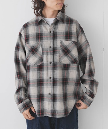 BIG MAC CHECK DYE LONG-SLEEVE SHIRTS