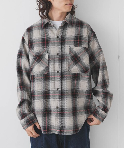 BIG MAC CHECK DYE LONG-SLEEVE SHIRTS