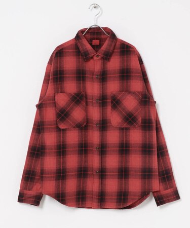 BIG MAC CHECK DYE LONG-SLEEVE SHIRTS