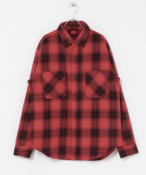 BIG MAC CHECK DYE LONG-SLEEVE SHIRTS