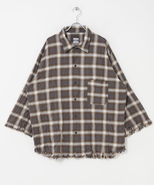ARMY TWILL　Checked Utility Shirts