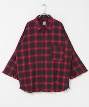 ARMY TWILL　Checked Utility Shirts