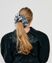 heyep CHECK LAYERED SCRUNCHIE