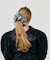 heyep CHECK LAYERED SCRUNCHIE