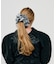 heyep CHECK LAYERED SCRUNCHIE