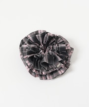 heyep CHECK LAYERED SCRUNCHIE