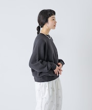 『2サイズ展開』コットンリヨセルスウェットプルオーバー
