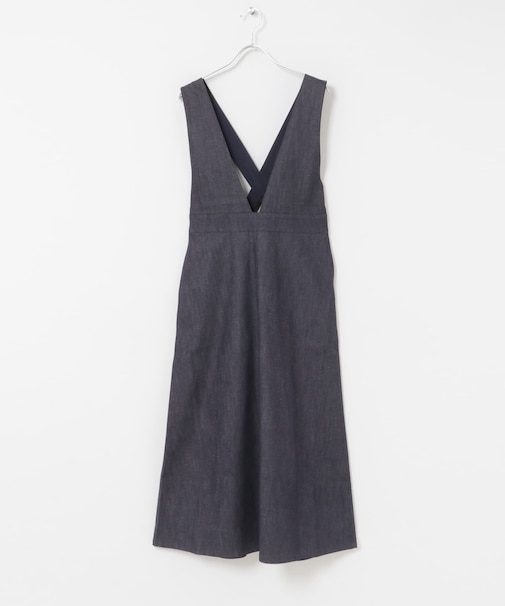 MARILYN MOON DENIM JUMPER SKIRT