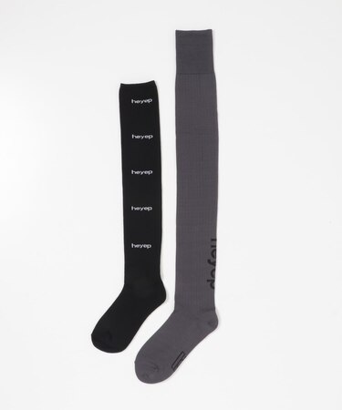 heyep LAYERED OVER KNEE SOCKS