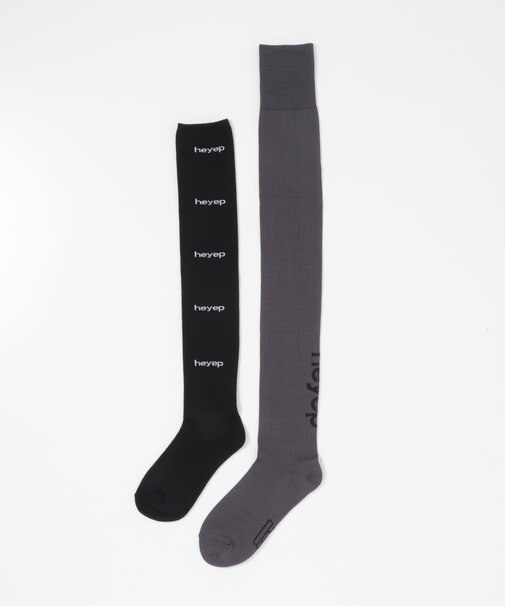 heyep LAYERED OVER KNEE SOCKS