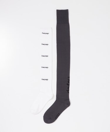 heyep LAYERED OVER KNEE SOCKS