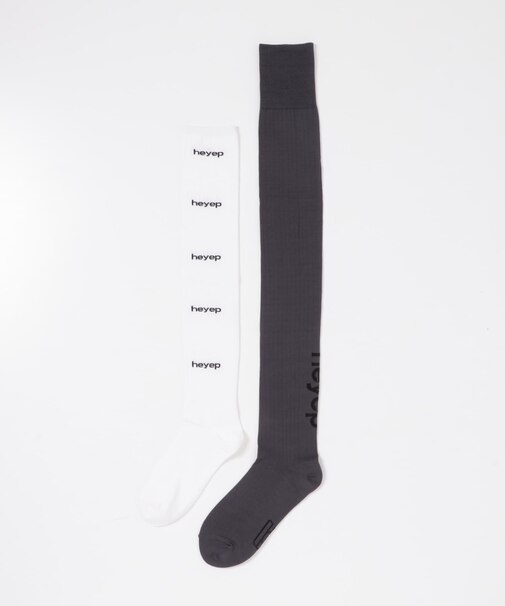 heyep LAYERED OVER KNEE SOCKS