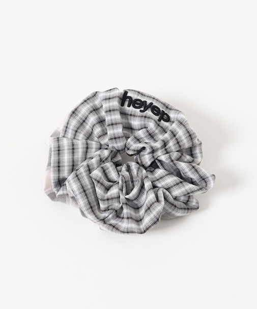 heyep DUAL CHECK SCRUNCHIE