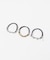 heyep HEART LINK HAIR TIE 3 PIECE SET