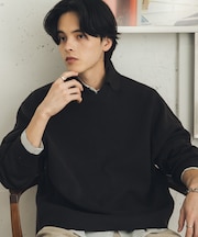 『一部WEB限定カラー』『洗濯可』スウェットライクスキッパーニット