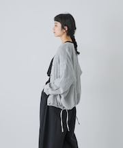 ウールコットンシャツカーディガン