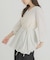 ベロアバルーンミニワンピース