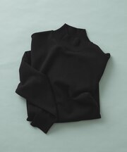 『一部WEB限定カラー』『洗濯可/静電気防止/毛玉防止』ストレッチモックネックニット