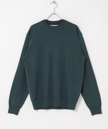 LIFE STYLE TAILOR マシンウォッシャブルハイゲージクルーニット