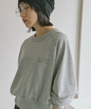 『WEB限定』エンブロイダリーコンパクトスウェット