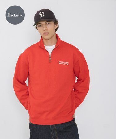 『別注』Russell Athletic×Sonny Label ハーフジップスウェットプルオーバー