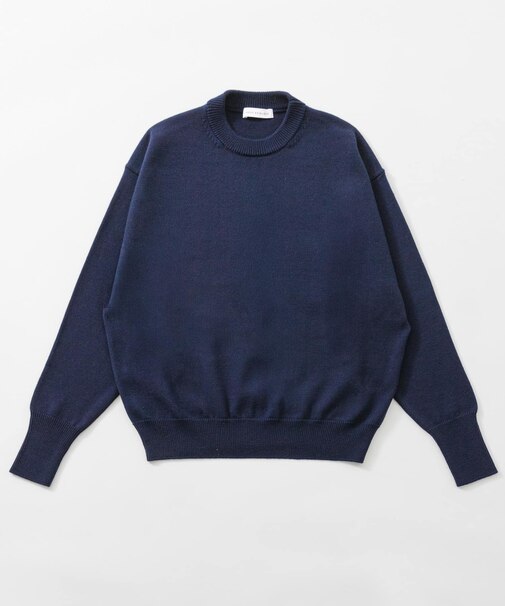 CASHFEEL MID CREW-NECK KNIT