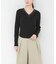 V-NECK LACE RIB TOPS